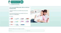 Desktop Screenshot of mumandbabyonline.co.uk